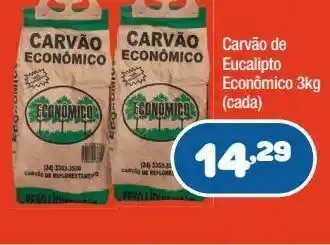 Carvão de eucalipto 3 kg