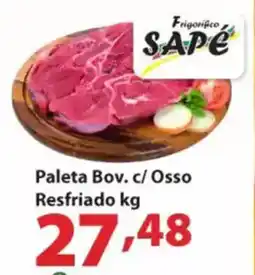 Supermercados Tischler Paleta Bov. c/ Osso Resfriado oferta