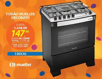 Lojas Cem Fogão mueller decorato oferta