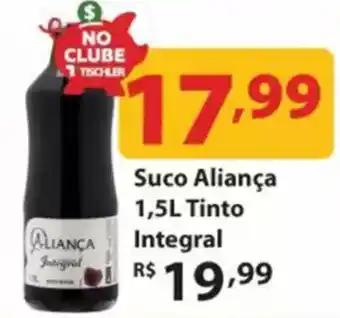 Supermercados Tischler Suco Aliança  Tinto Integral oferta