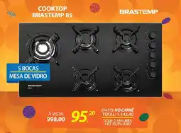 Lojas Cem Cooktop brastemp 85 oferta