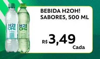 Supermercados Bretas Bebida h2oh! sabores, oferta