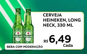 Supermercados Bretas Cerveja heineken, long neck, oferta