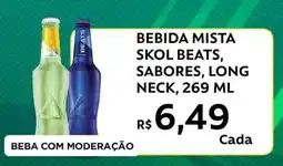 Supermercados Bretas Bebida mista skol beats, sabores, long neck, oferta