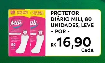 Supermercados Bretas Protetor diário mili, oferta