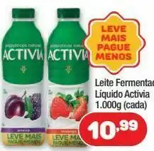 Costazul Supermercados Iogurte líquido activia 1.000 gr oferta