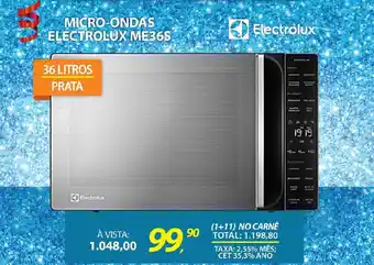 Lojas Cem Micro-ondas electrolux me36s oferta