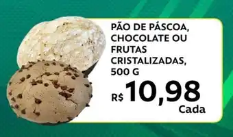 Supermercados Bretas Pão de páscoa, chocolate ou frutas cristalizadas, oferta