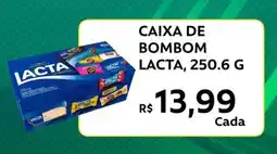 Supermercados Bretas Caixa de bombom lacta oferta