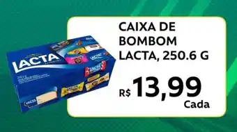 Supermercados Bretas Caixa de bombom lacta oferta