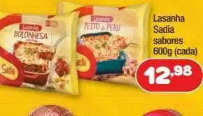Costazul Supermercados Lasanha sadia 600 gr oferta