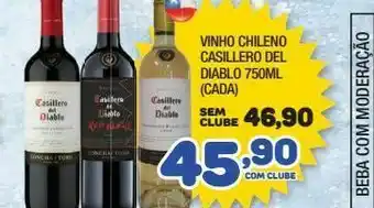Costazul Supermercados Vinhos do chile casillero del diablo oferta