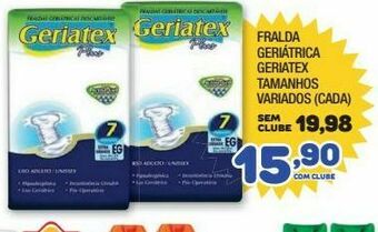 Costazul Supermercados Fralda geriatrica geriatex oferta