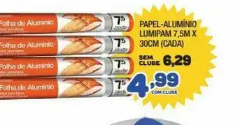 Costazul Supermercados Papel alumínio lumipam oferta