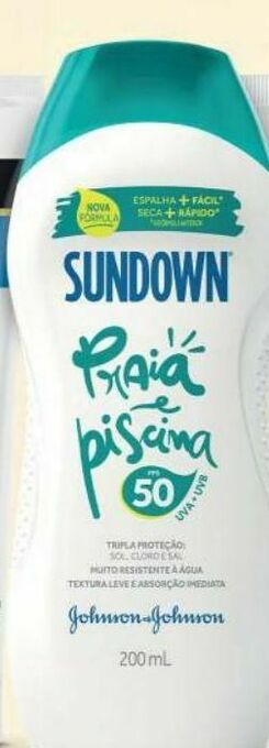 Drogal Protetor solar sundown oferta