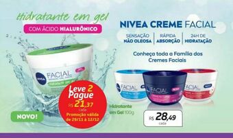Creme facial nivea