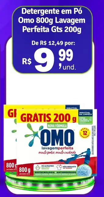 Cocipa Detergente em Pó Omo Lavagem Perfeita oferta