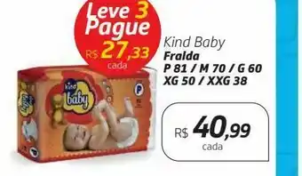 Drogal Fraldas kind kid oferta