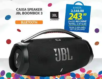 Lojas Cem Caixa speaker jbl boombox 3 oferta