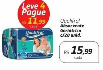 Drogal Absorvente de incontinência qualifral oferta