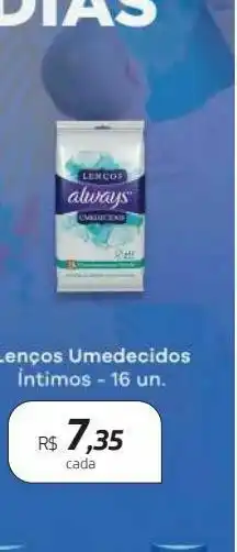 Drogal Lenços umedecidos always oferta
