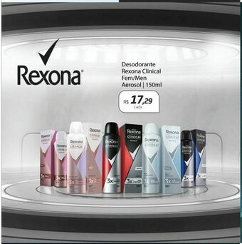 Drogal Desodorante rexona clinical fem/men oferta