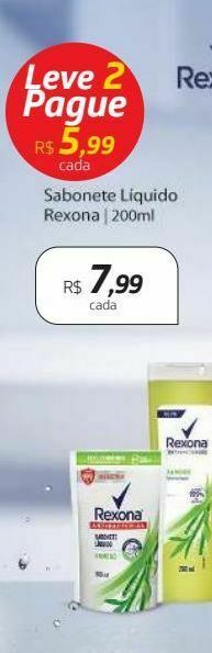 Drogal Sabonete líquido rexona oferta