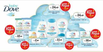 Drogal Cuidados bebê dove baby oferta