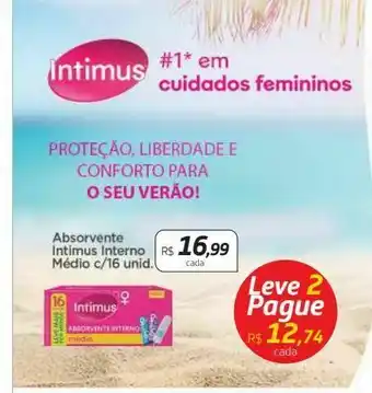 Drogal Absorvente interno intimus oferta