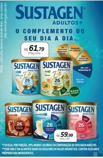 Suplementos nutricionais sustagen 370g