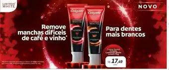 Drogal Creme dental colgate luminous white lovers 70g oferta