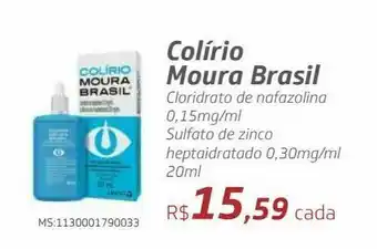 Colírio moura brasil 20 ml