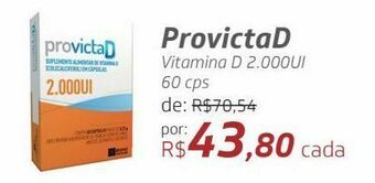 Drogal Provictad vitamina d 2.000ui 60 cps oferta