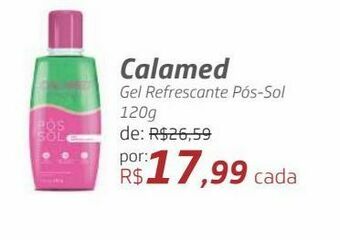 Drogal Calamed gel refrescante pós-sol 120g oferta