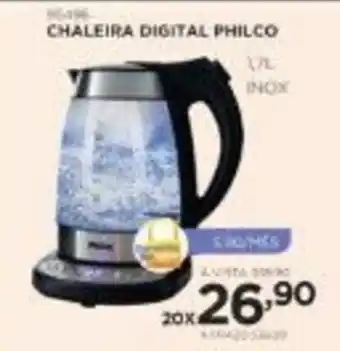 Benoit Chaleira Digital Philco 1.7L inox oferta