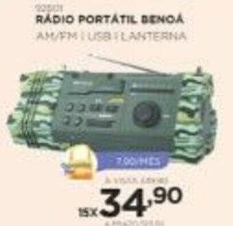 Benoit Radio Portatil Benoa oferta