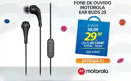 Lojas Cem Fone de ouvido motorola ear buds 2s oferta