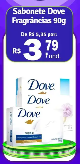 Cocipa Sabonete dove fragrâncias oferta