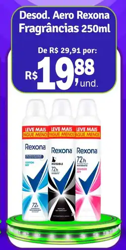 Cocipa Desod. Aero Rexona Fragrâncias oferta