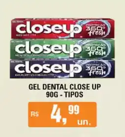 Supermercados Alvorada Gel dental close up tipos oferta