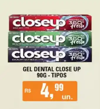 Supermercados Alvorada Gel dental close up tipos oferta