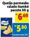 Mercado Extra Itambé - queijo parmesão ralado pacote oferta