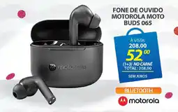 Lojas Cem Fone de ouvido motorola moto buds 065 oferta