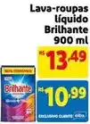 Mercado Extra Brilhante - lava-roupas líquido oferta