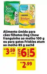 Mercado Extra Purina - alimento úmido para cães filhotes dog chow franguinho ao molho oferta