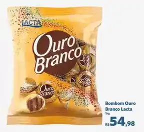 Sam's Club Lacta - bombom ouro branco oferta