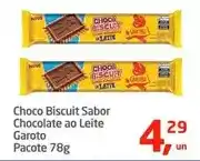 Tenda Atacado Garoto - choco biscuit sabor chocolate ao leite oferta