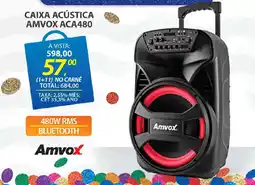 Lojas Cem Caixa acústica amvox aca480 oferta