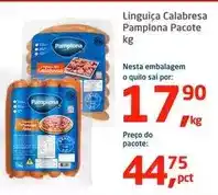 Tenda Atacado Pamplona - linguiça calabresa oferta