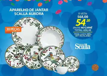 Lojas Cem Aparelho de jantar scalla aurora oferta